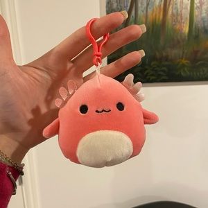 ULTRA RARE 3.5” Clip on Archie the Axolotl Squishmallow NWOT 2020 Exclusive